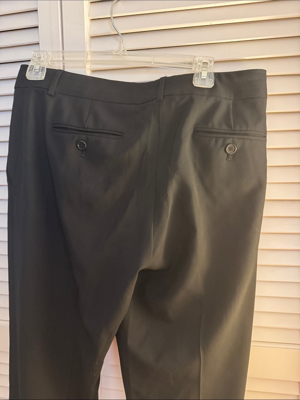 Theory Black Trousers Size Tag Missing EUC Likely Size 8 - Picture 4 of 6